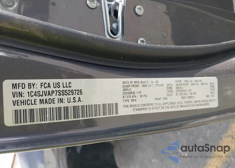 2025 Jeep Wagoneer 4X4 from USA, damaged, VIN 1C4SJVAP7SS529726